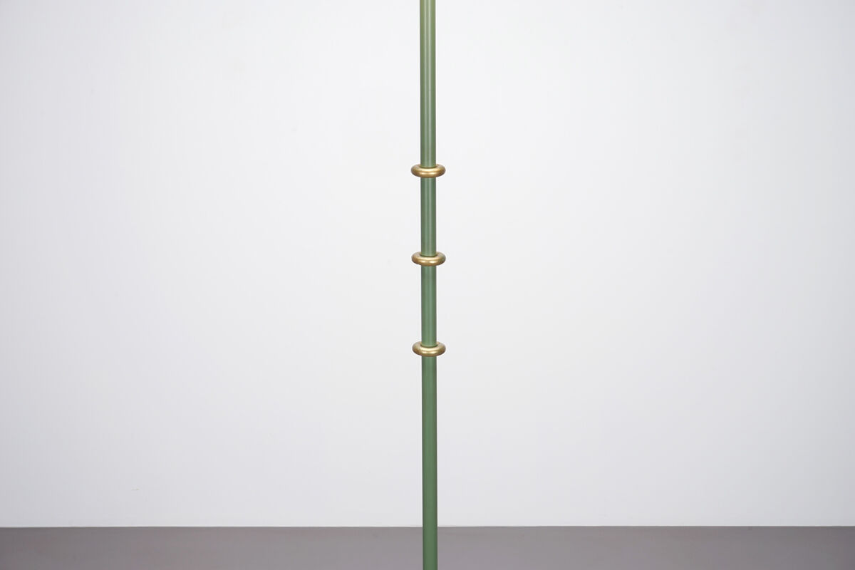 Floor lamp of decorators of the 1940s 1950s in brass