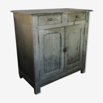 Grey parisian buffet old patina