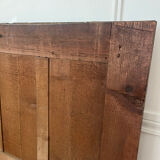 Large antique gilded wood mirror, 108cm x 118cm