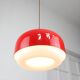 Space-age Red Medusa Pendant Lamp by Luigi Massoni for Guzzini, 1970s