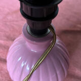 Pink ceramic lamp foot