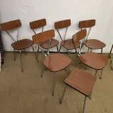 Tublac formica table and chairs set 1970