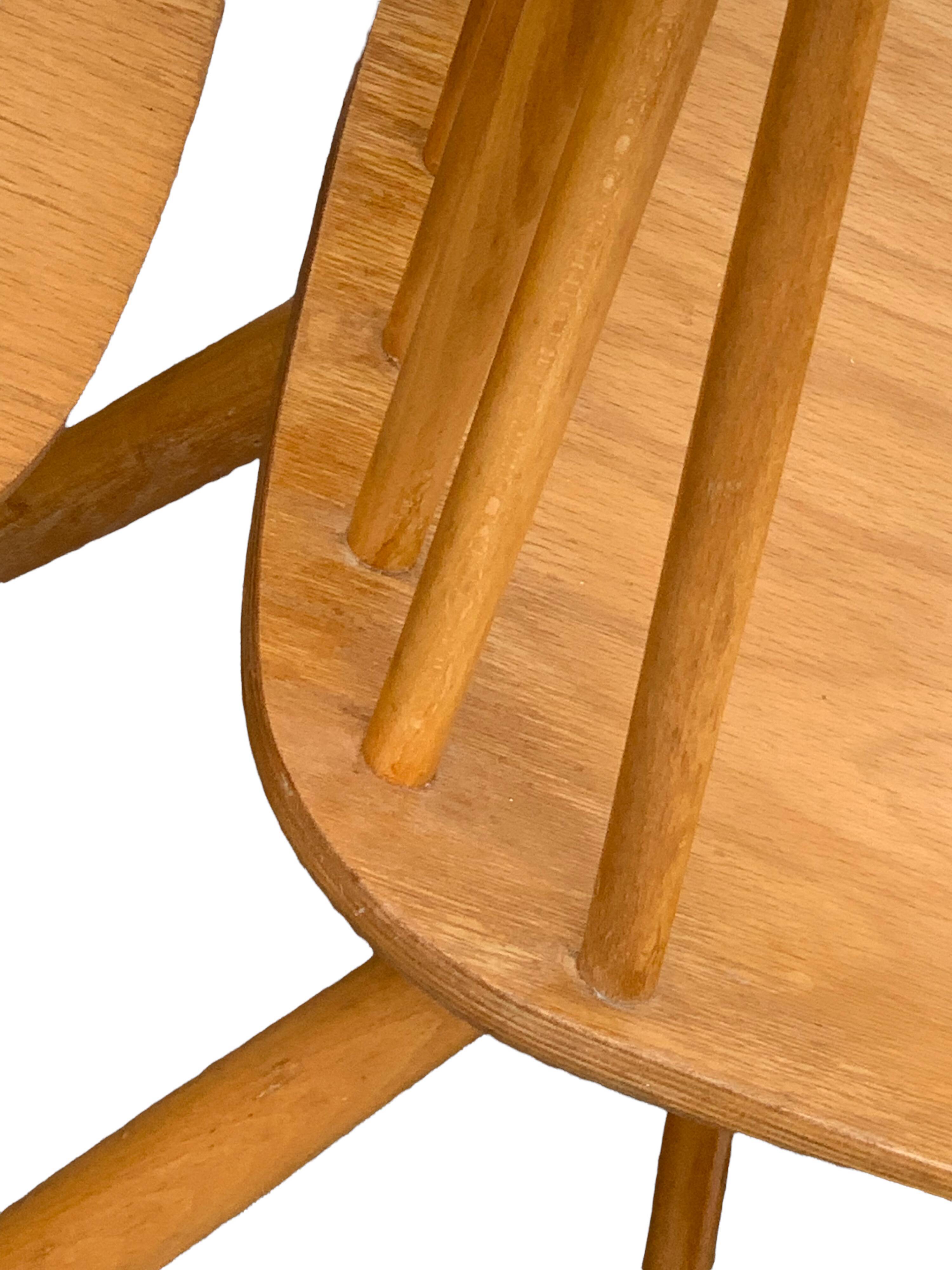 Chaises scandinaves Pinnstol ZPM Radomsko 1950