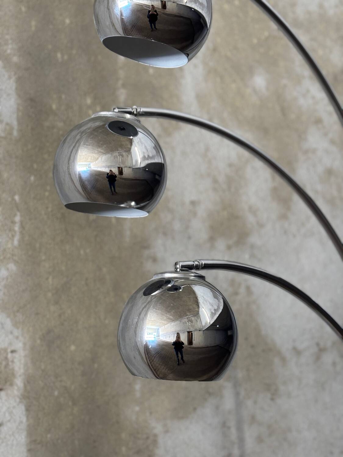 Lily of the valley floor lamp by Goffredo Reggiani, 1970s