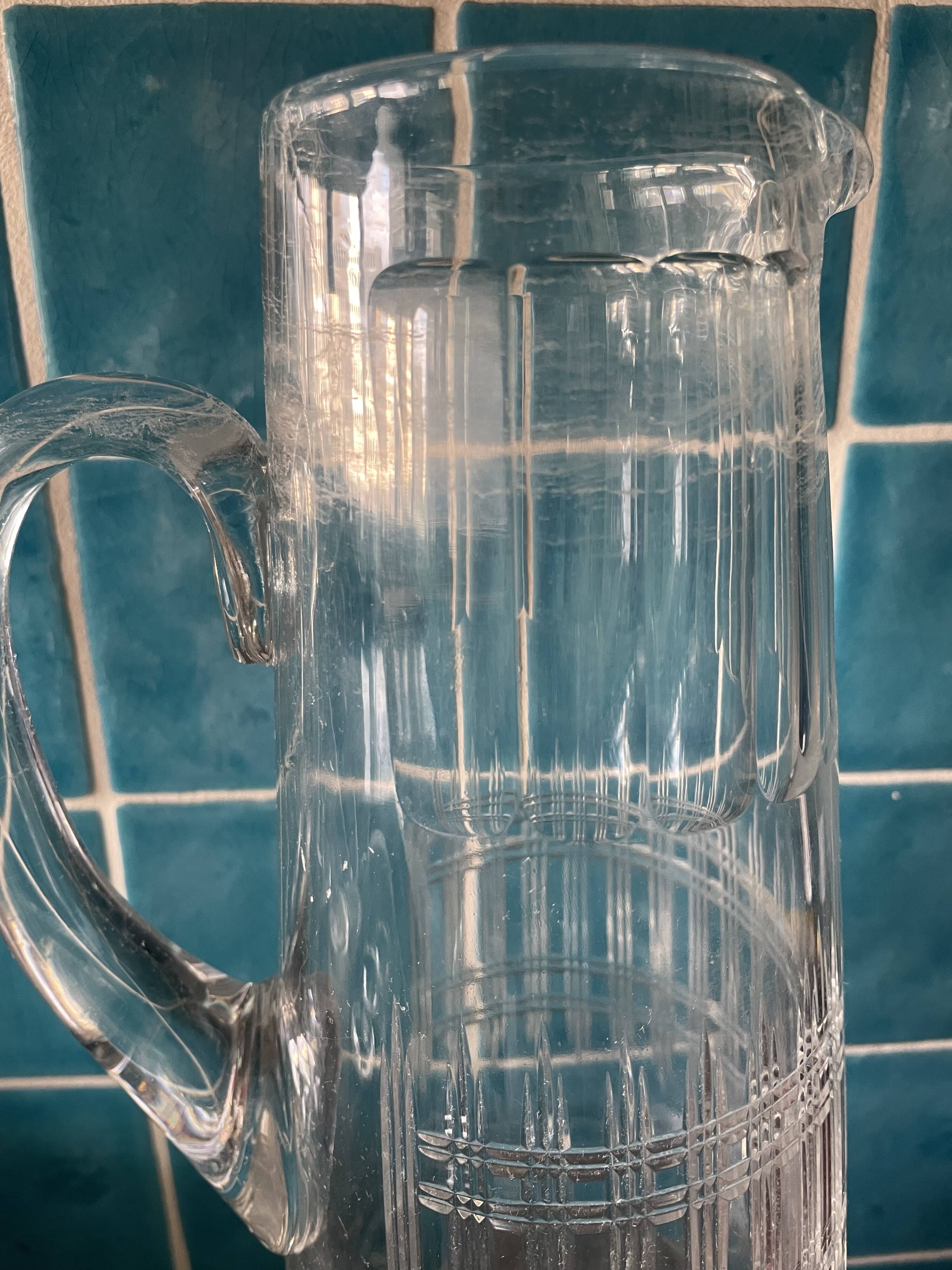 Baccarat water jug, Nancy model