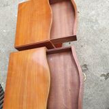 Pair of vintage bedsides