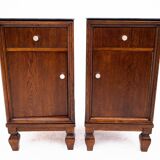 Pair of bedside tables from the early 20th century, Poland.