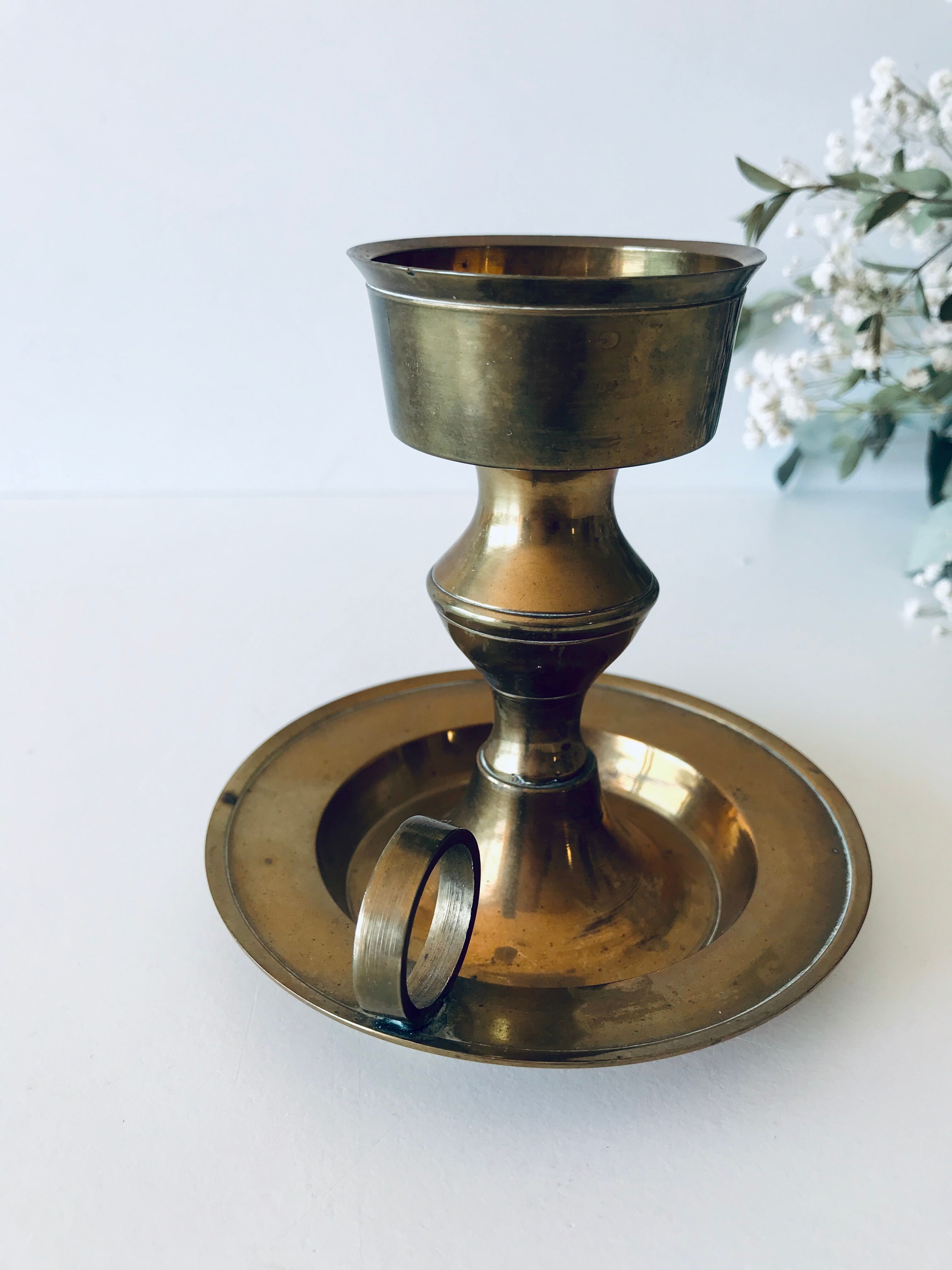 Brass candlestick