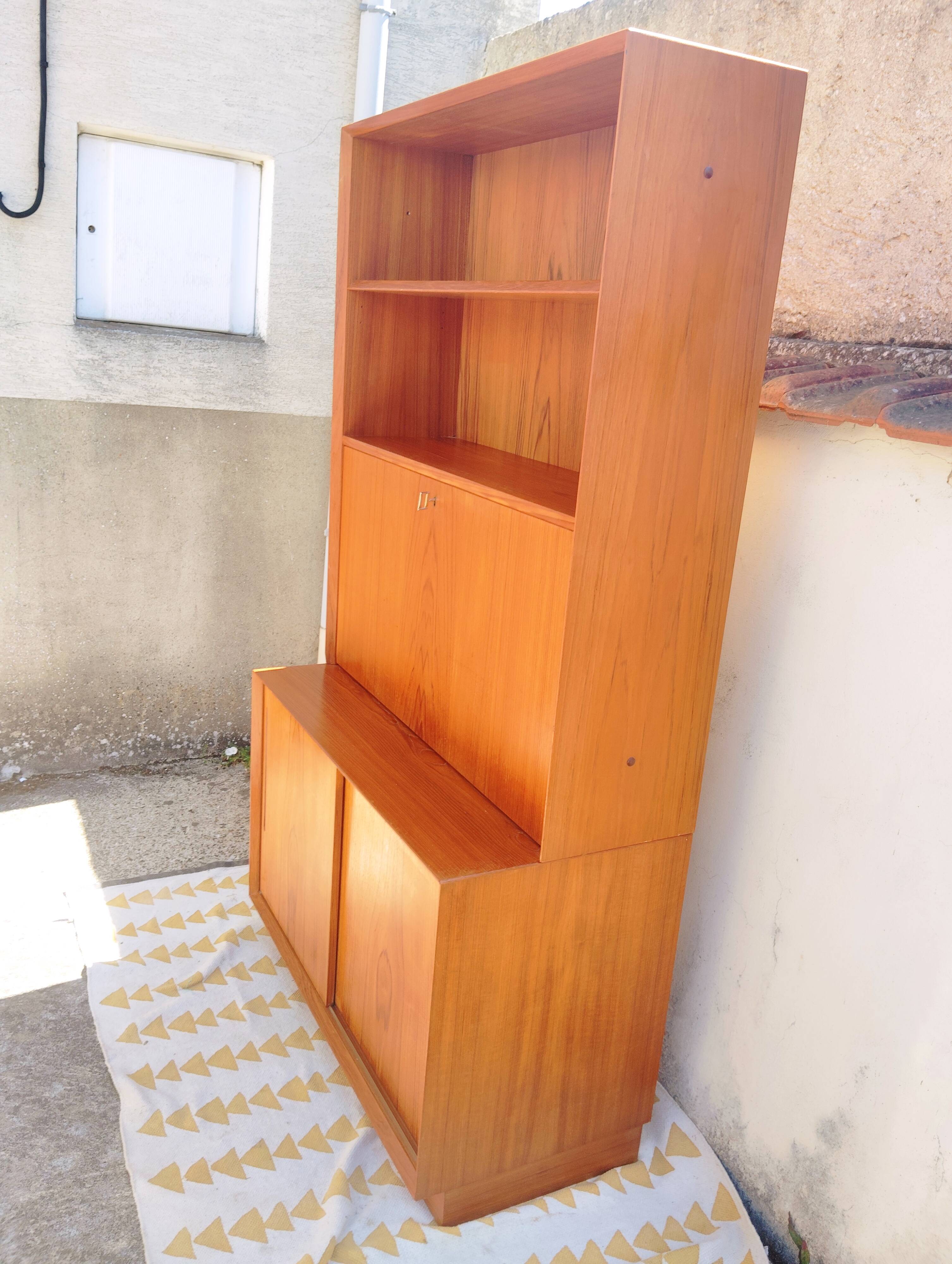 Scandinavian furniture bookshelf/secretary