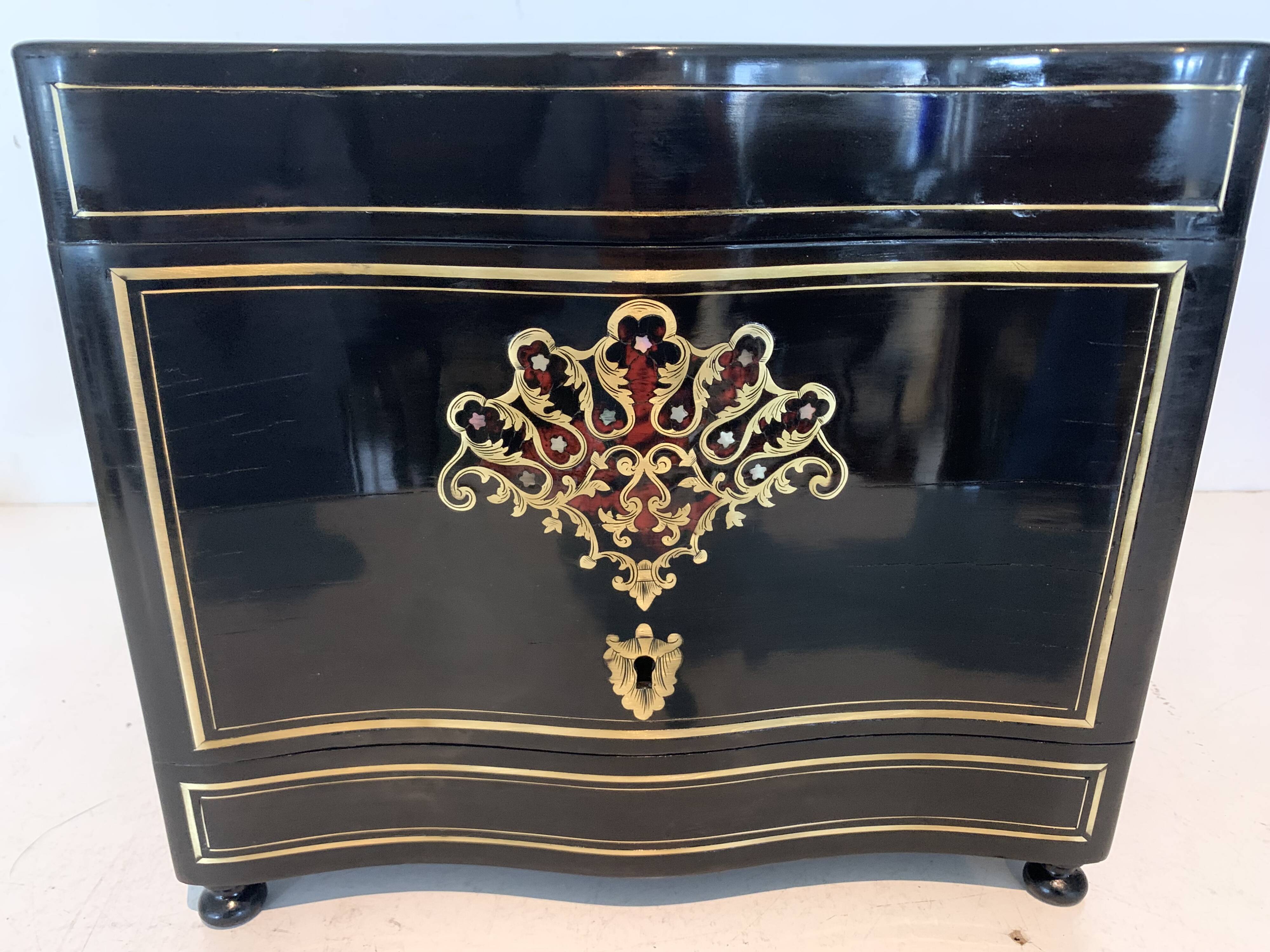 Napoléon III box marquetry xix century