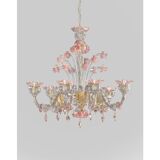 Early 21st century venetian Murano glass chandelier