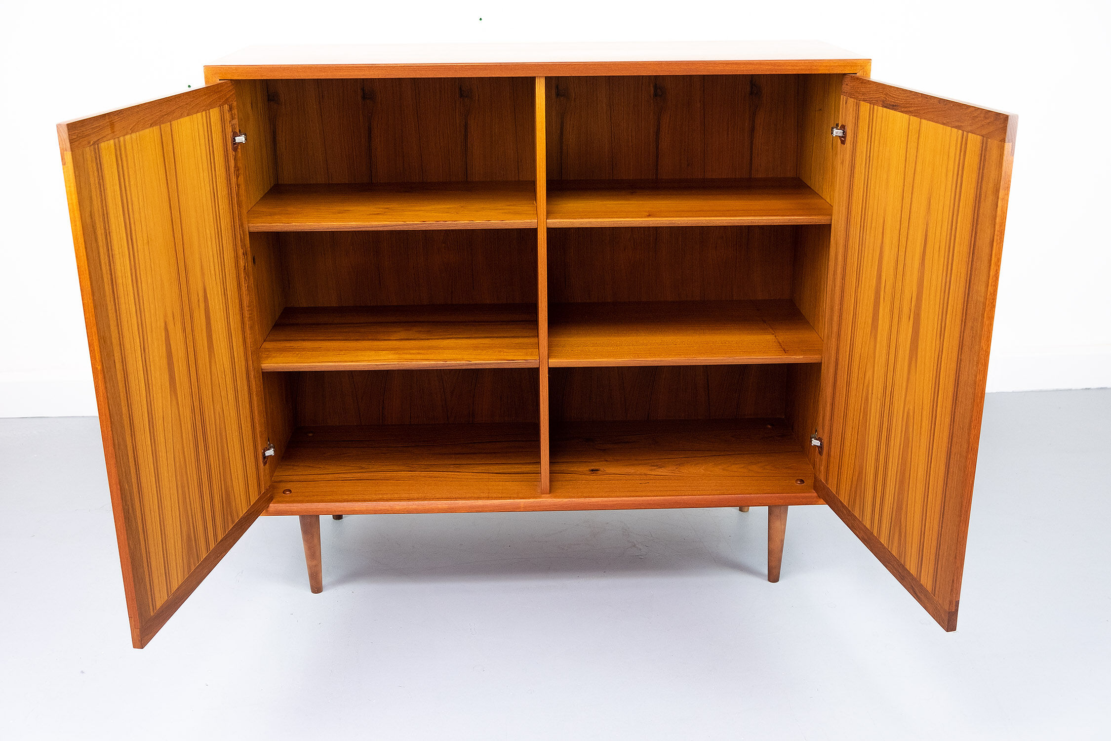 Danish teak cabinet by H W Klein for Bramin 1960s