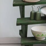 Wooden flower display stand