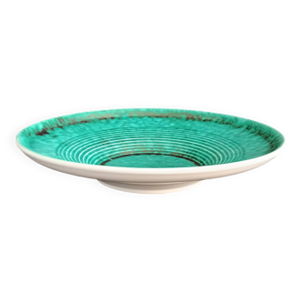 Coupe en céramique verte Villeroy et Boch art déco