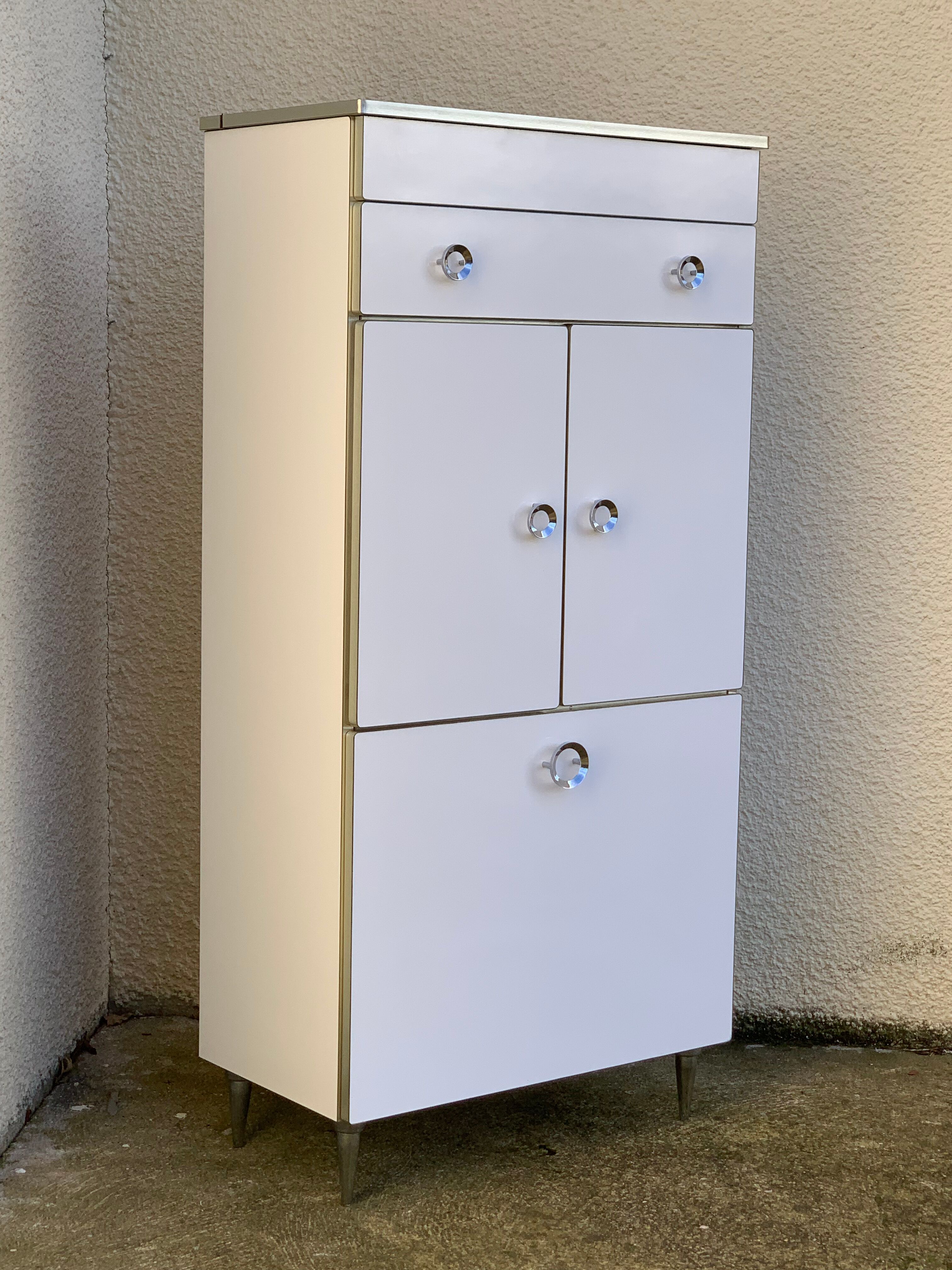 Vintage bathroom furniture Formica 1970