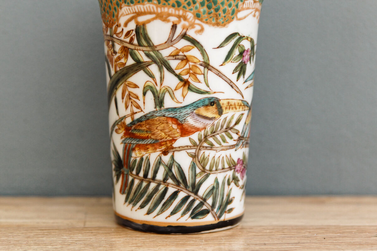 Signed glass, Chinese porcelain