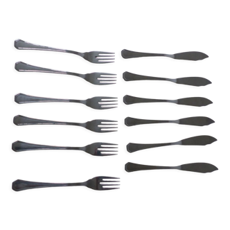 6 fish cutlery sets