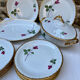 Service de table Berry roses en porcelaine