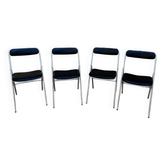 Lot de 4 chaises Souvignet - modèle "Plichaise"