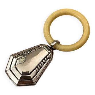 Vintage Art Nouveau baby rattle