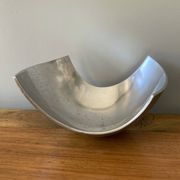 Space Age aluminum fruit bowl probably from the 1970s