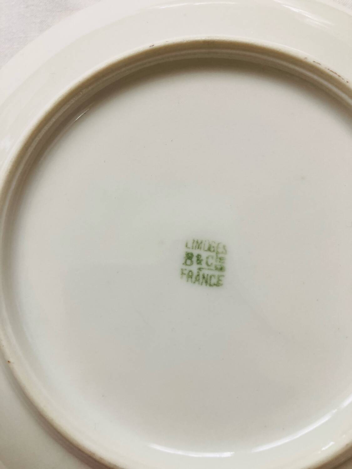 8 Balleroy & Cie Cherry Pattern Tea Cups and Saucers