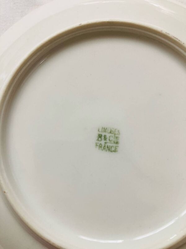 8 Tasses et Sous-Tasses à thé Balleroy & Cie modèle aux Cerises