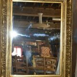 Golden mirror - 54 x 80 cm