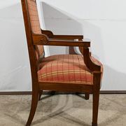Fauteuil en Acajou Massif, époque Directoire – Début XIXe