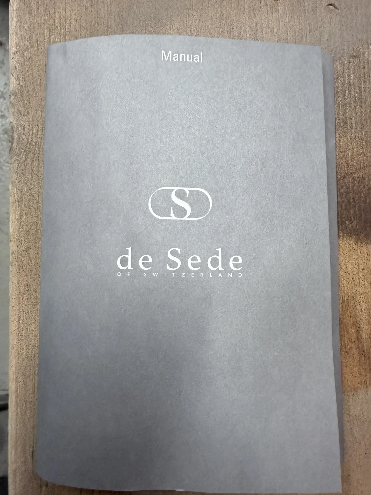 de Sede DS-7 Ecksofa mit Hocker in grauem Leder