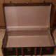 Black wooden trunk