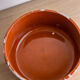 Enamelled terracotta salad bowl
