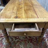 Table à manger avec planche à pain 10 personnes de style Louis philippe