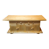 Credenza vintage in acero, Italia, anni '60