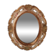 19th century painted wooden mercury mirror