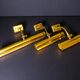 Lot of 3 djustable brass wall picture light up