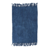 Shades Of Blue Vintage Kilim Rug, 144x207Cm