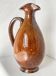 Jug, pitcher or carafe, white earthenware and alquifoux from Vallauris.
