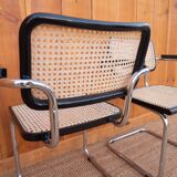 Paire de fauteuils Cesca B64 de Marcel Breuer