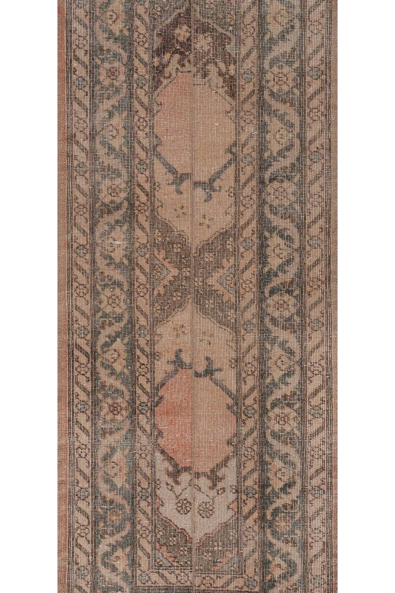 Vintage Turkish hallway rug 70x673 cm