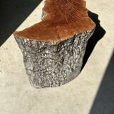 Pair of lychee stools forming a coffee table