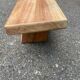 Meditation yoga stool in solid teak