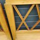 pair of antique solid wood headboards