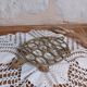 Old brass turtle trivet