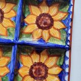 Compartmented artisanal dish