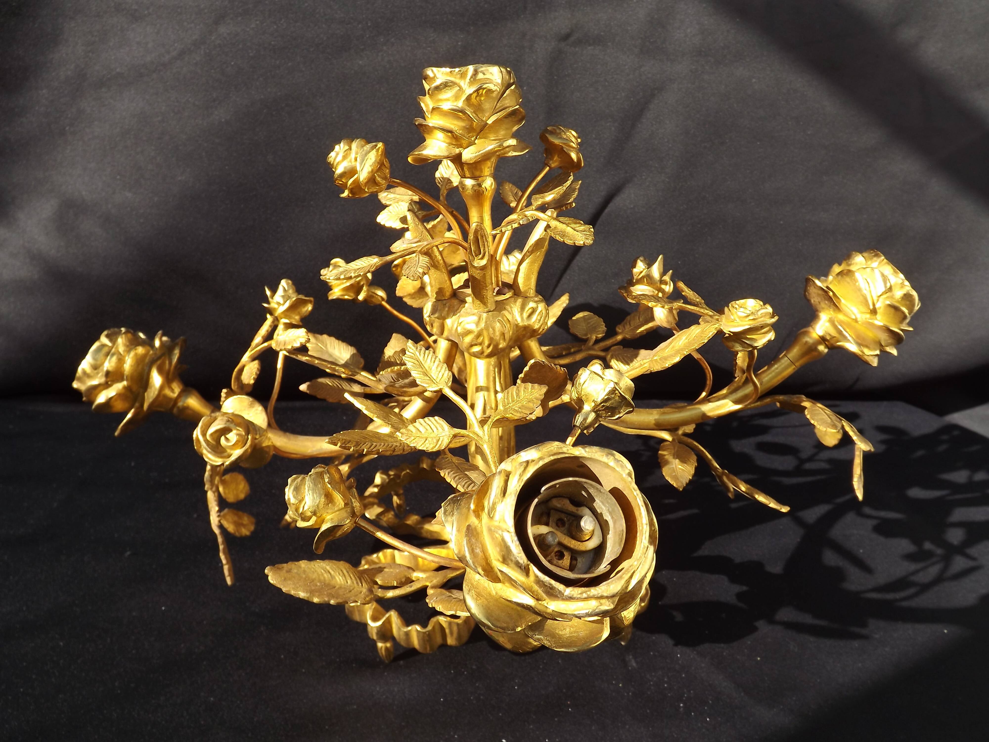 Bronze chandelier L XVI