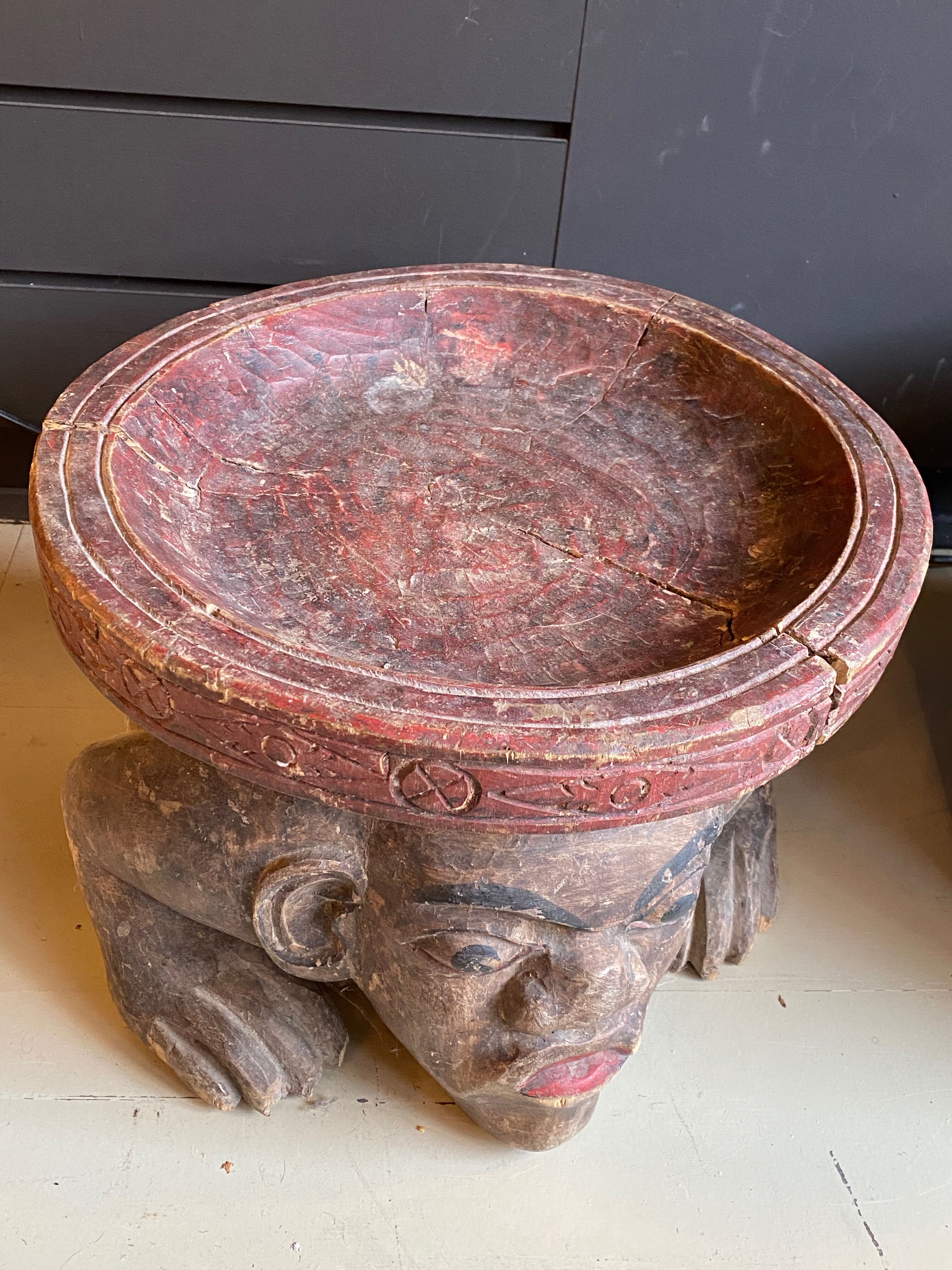 Pair of African stools