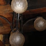 lustre art déco globe