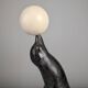 Art Deco Chryselephantine Sculpture Sea Lion att. Marcel-André Bouraine, 1900s