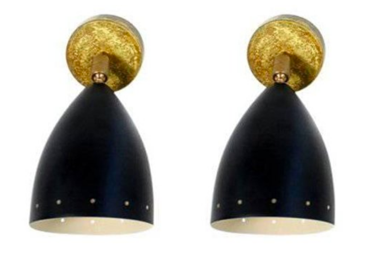 Italian wall year 50s pair black